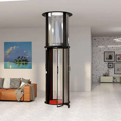 Air driven elevator
